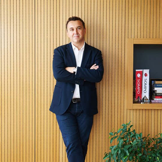 Fahri Uğur Sompo Sigorta CEO kurumsal portre fotoğrafı